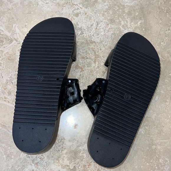 Juicy Couture Sandals Black Size 9 Black Hardware - Picture 6 of 6